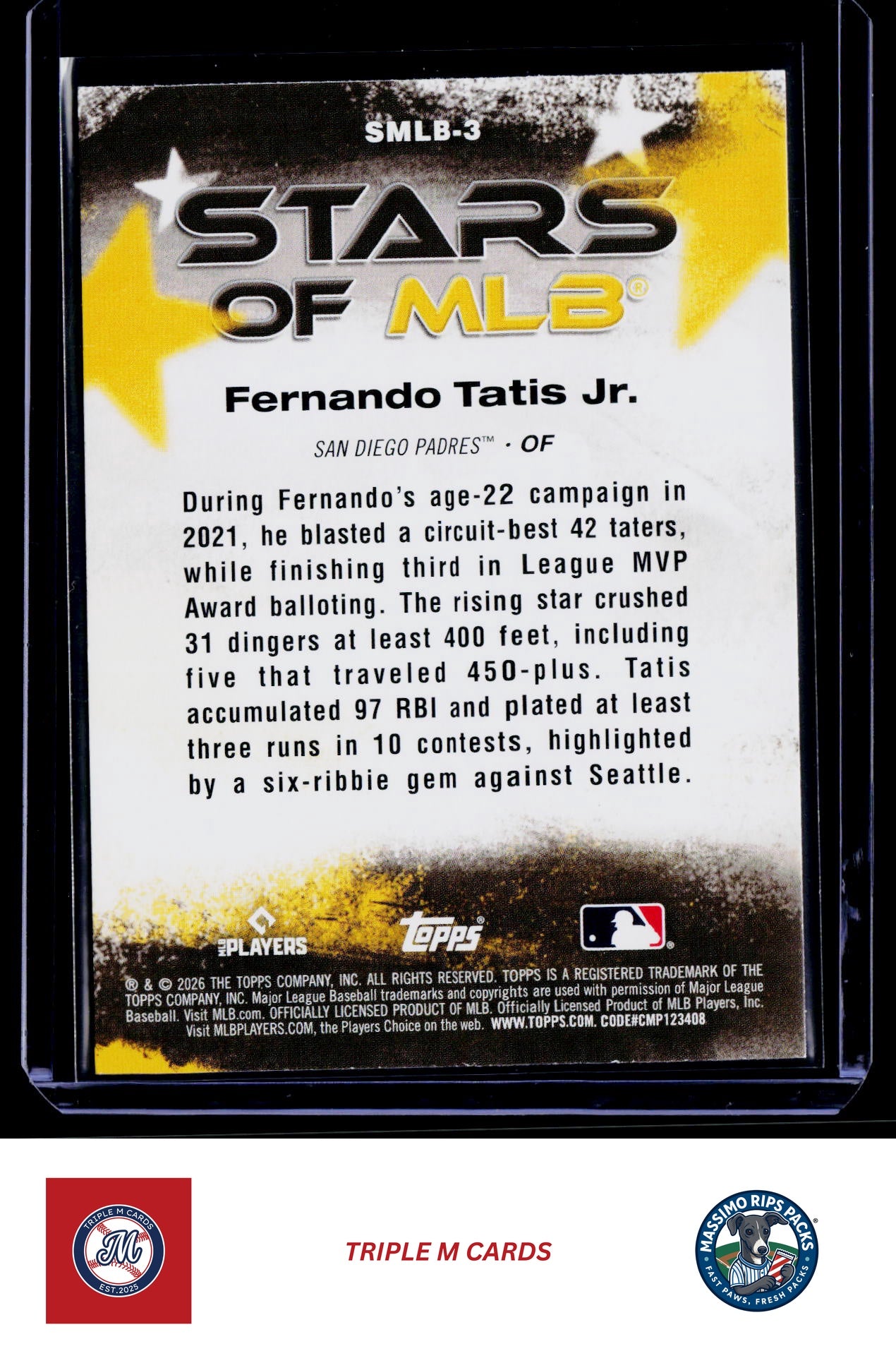 2026 Topps #SMLB-3 Fernando Tatis Jr. Stars of MLB