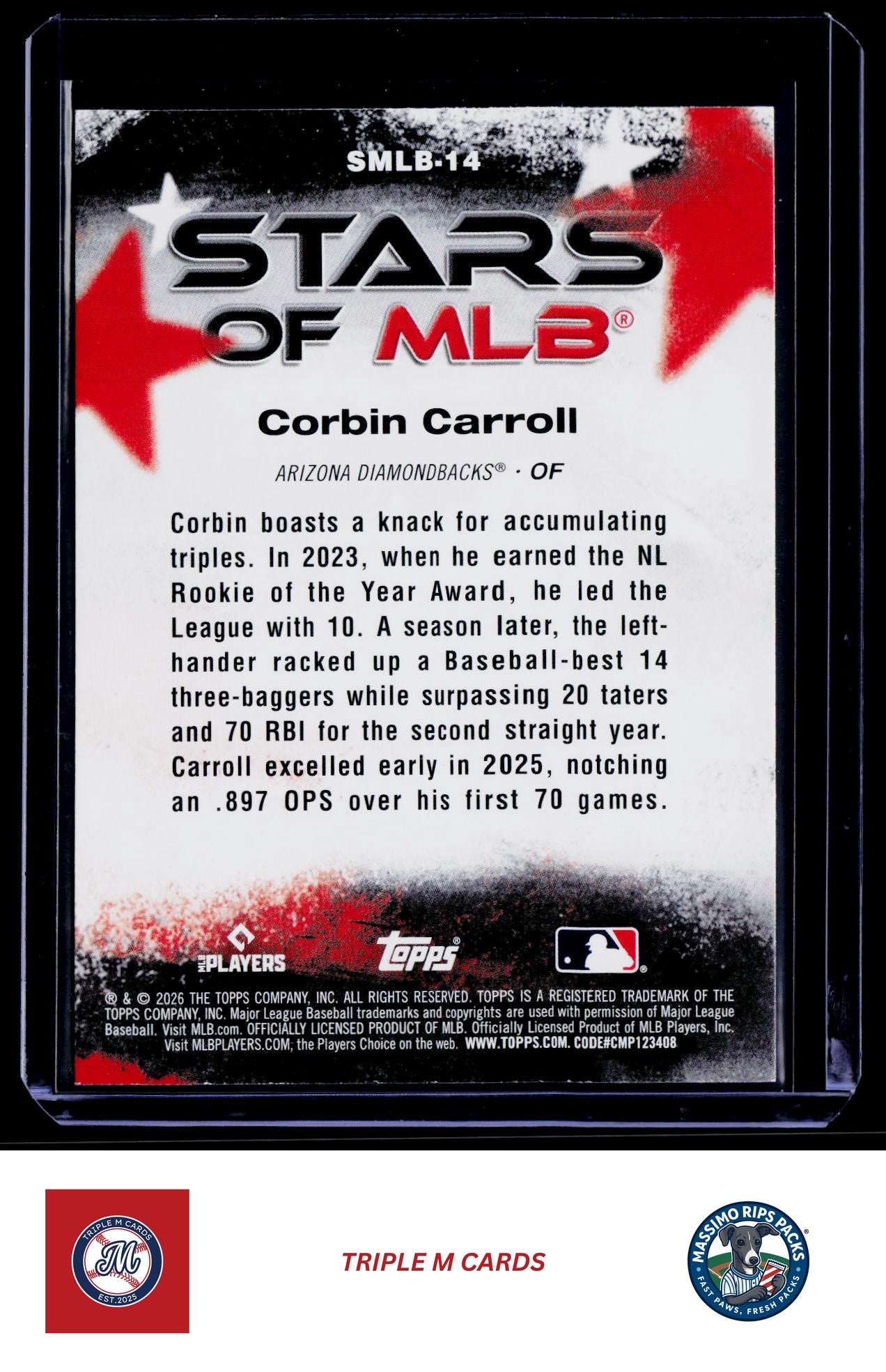 2026 Topps #SMLB-14 Corbin Carroll Stars of MLB