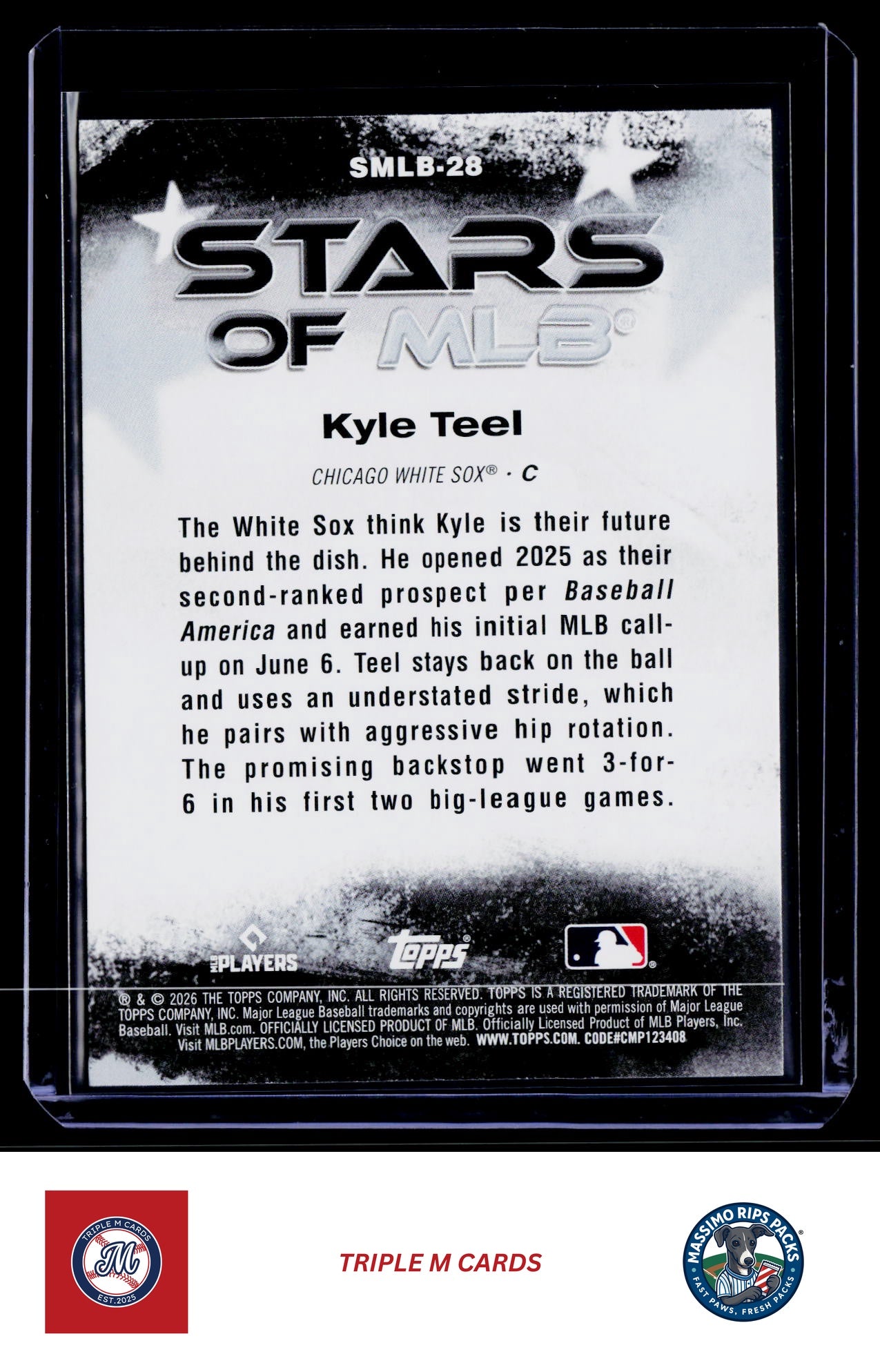 2026 Topps #SMLB-28 Kyle Teel Stars of MLB