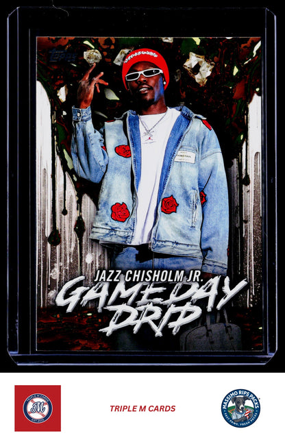 2026 Topps #GD-9 Jazz Chisholm Jr. Gameday Drip