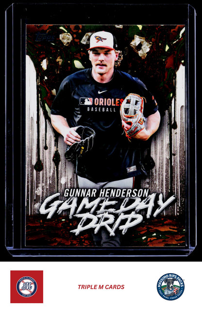 2026 Topps #GD-13 Gunnar Henderson Gameday Drip