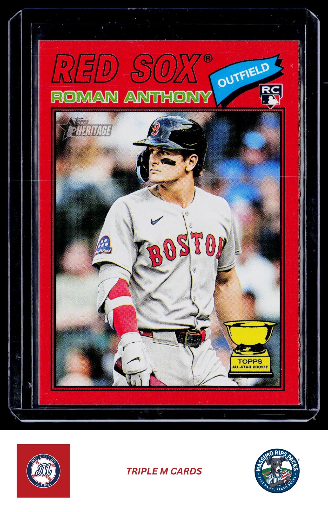 2026 Topps Heritage #86 Roman Anthony Red