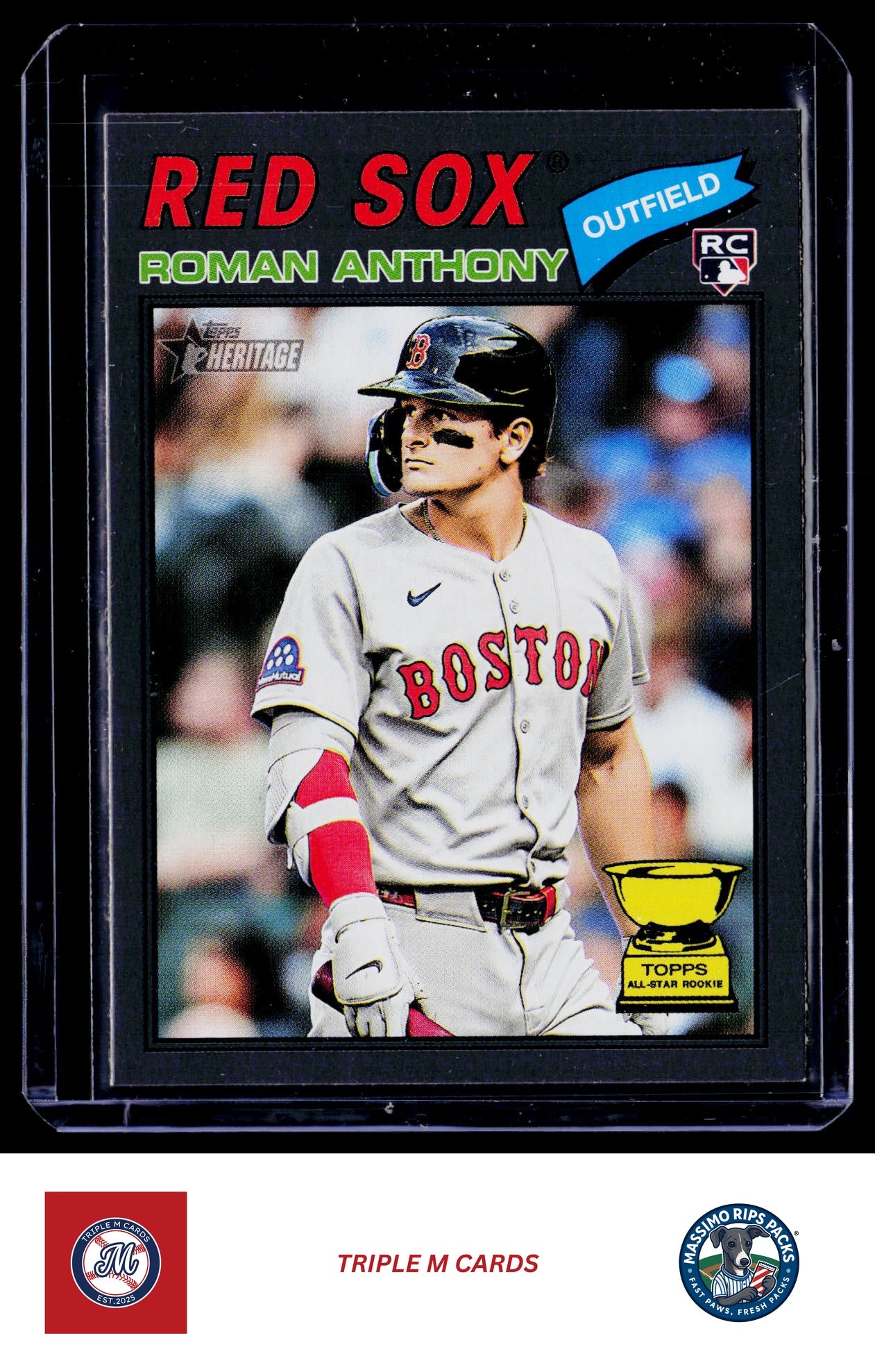 2026 Topps Heritage #86 Roman Anthony Dark Gray