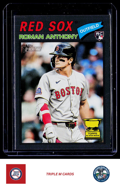 2026 Topps Heritage #86 Roman Anthony Dark Gray
