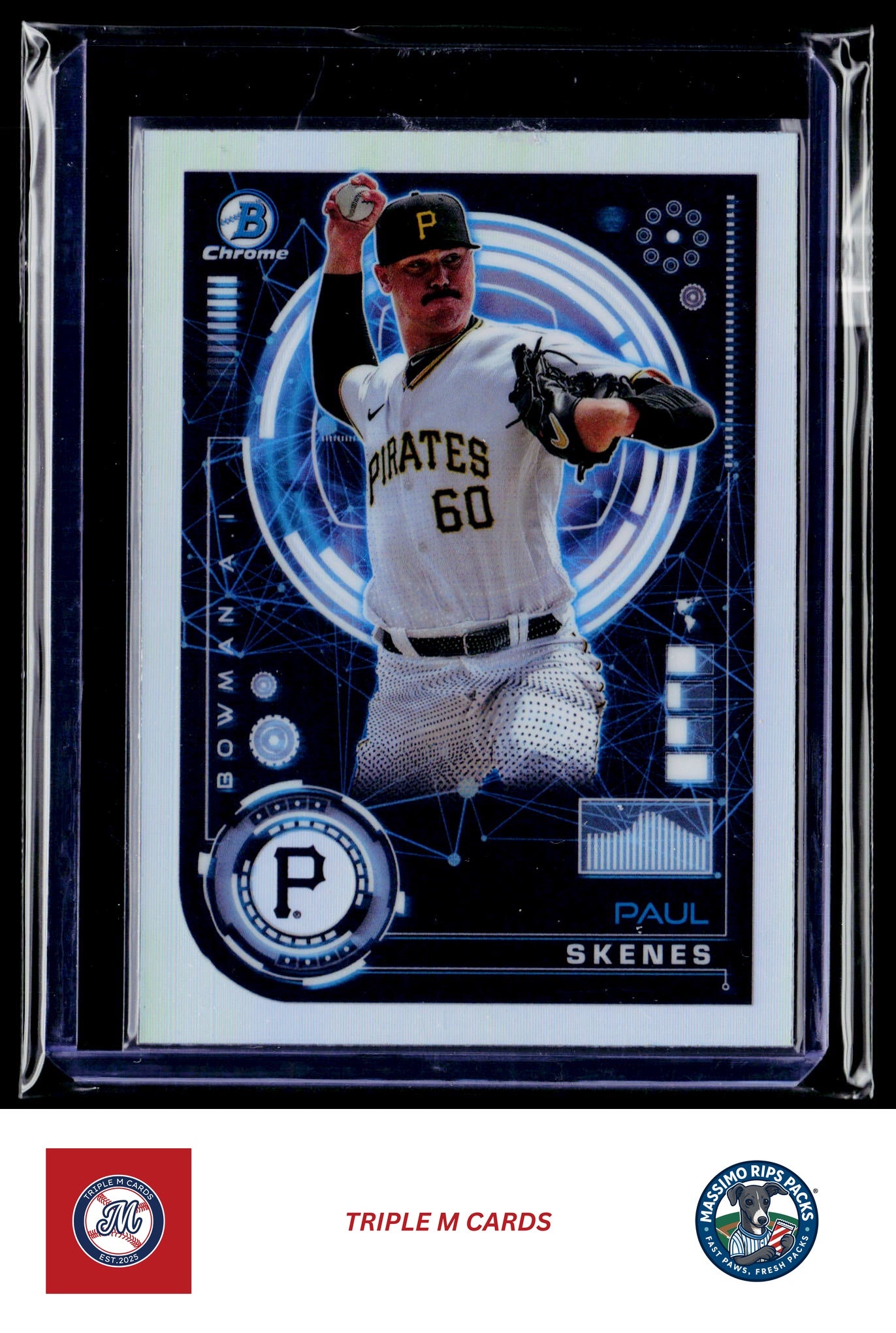 2024 Bowman #BAI-15 Paul Skenes Bowman A.I.