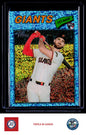 2026 Topps Heritage #310 Bryce Eldridge Chrome Light Blue Sparkle Refractors