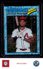 2026 Topps Heritage #216 Geraldo Perdomo Chrome Light Blue Sparkle Refractors