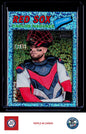 2026 Topps Heritage #248 Carlos Narváez Chrome Light Blue Sparkle Refractors