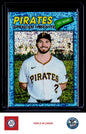 2026 Topps Heritage #266 Spencer Horwitz Chrome Light Blue Sparkle Refractors
