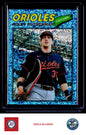 2026 Topps Heritage #180 Adley Rutschman Chrome Light Blue Sparkle Refractors