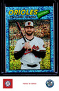 2026 Topps Heritage #258 Taylor Ward Chrome Light Blue Sparkle Refractors