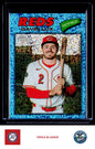 2026 Topps Heritage #352 Gavin Lux Chrome Light Blue Sparkle Refractors