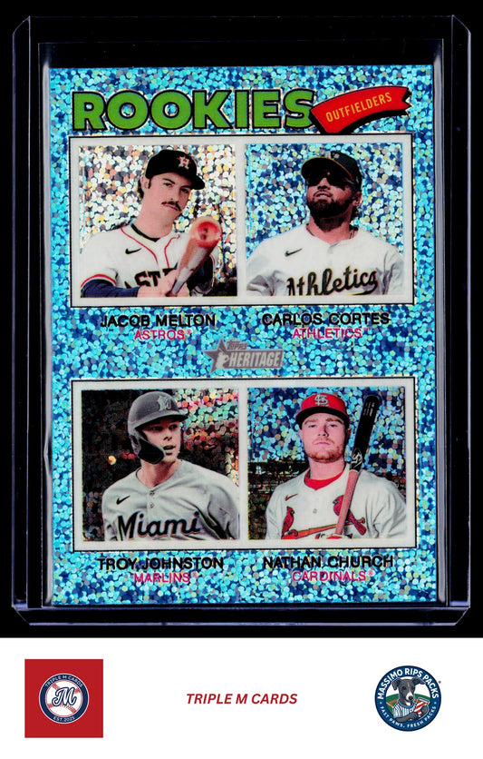 2026 Topps Heritage #373 2026 Rookie Outfielders