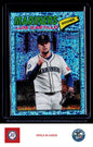 2026 Topps Heritage #24 Luis Castillo Chrome Light Blue Sparkle Refractors