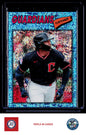 2026 Topps Heritage #256 Bo Naylor Chrome Light Blue Sparkle Refractors