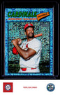 2026 Topps Heritage #399 Jordan Walker Chrome Light Blue Sparkle Refractors