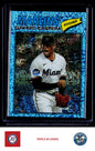2026 Topps Heritage #169 Edward Cabrera Chrome Light Blue Sparkle Refractors