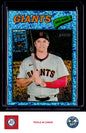2026 Topps Heritage #27 Casey Schmitt Chrome Light Blue Sparkle Refractors