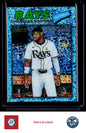 2026 Topps Heritage #58 Chandler Simpson Chrome Light Blue Sparkle Refractors