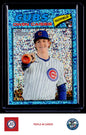 2026 Topps Heritage #88 Owen Caissie Chrome Light Blue Sparkle Refractors