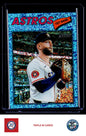 2026 Topps Heritage #217 Christian Walker Chrome Light Blue Sparkle Refractors