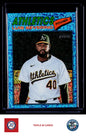 2026 Topps Heritage #206 Luis Severino Chrome Light Blue Sparkle Refractors