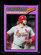 2026 Topps Heritage #165 Alec Burleson Light Purple