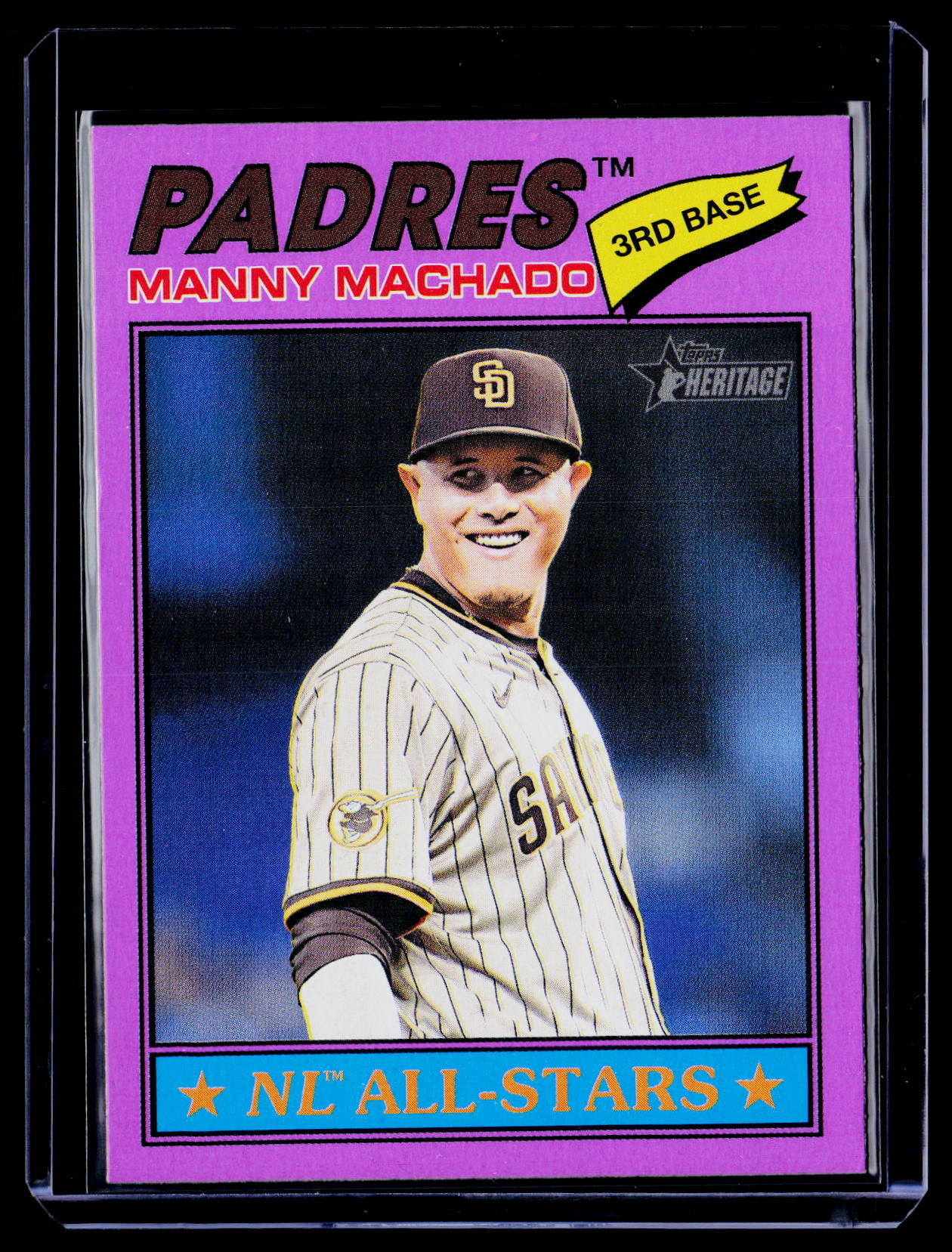 2026 Topps Heritage #143 Manny Machado Light Purple