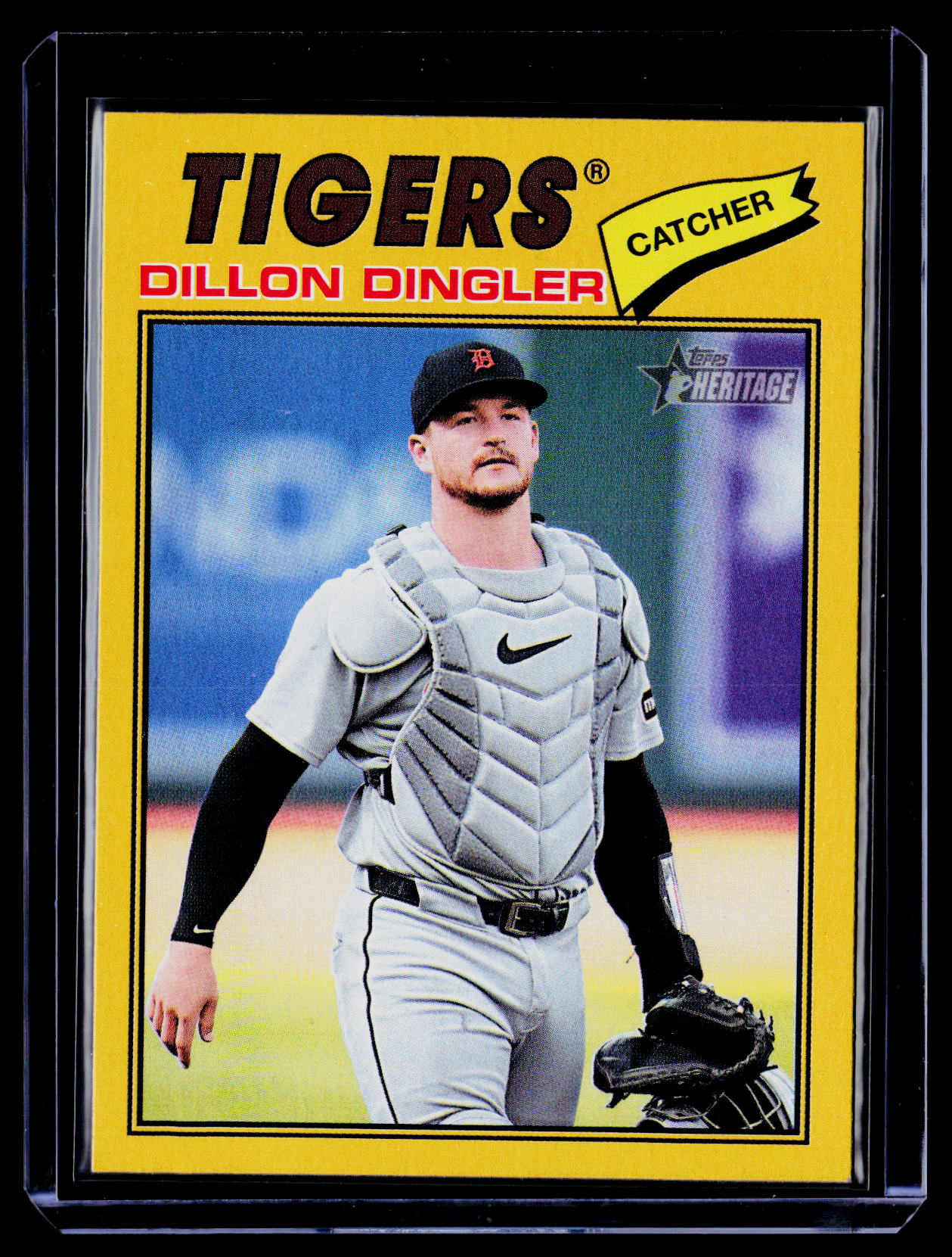 2026 Topps Heritage #73 Dillon Dingler Dark Yellow