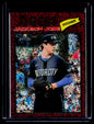 2026 Topps Heritage #164 Jackson Jobe Chrome Burgundy Sparkle Refractors