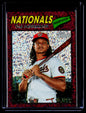 2026 Topps Heritage #349 CJ Abrams Chrome Burgundy Sparkle Refractors