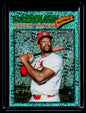 2026 Topps Heritage #399 Jordan Walker Chrome Aqua Sparkle Refractors