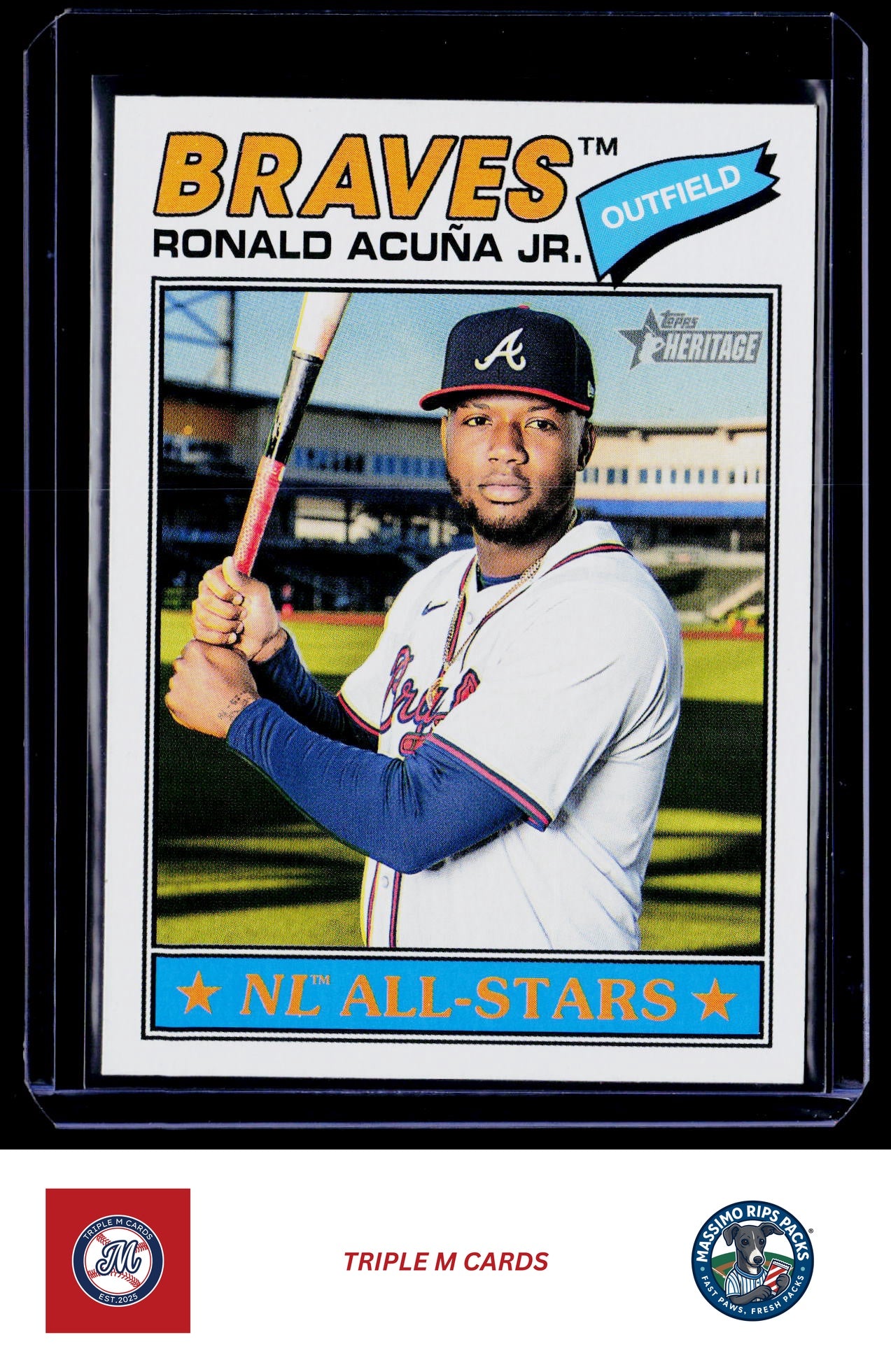 2026 Topps Heritage #55 Ronald Acuña Jr.