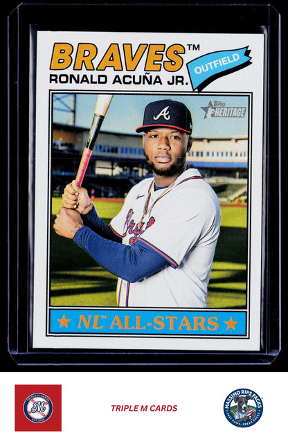 2026 Topps Heritage #55 Ronald Acuña Jr.
