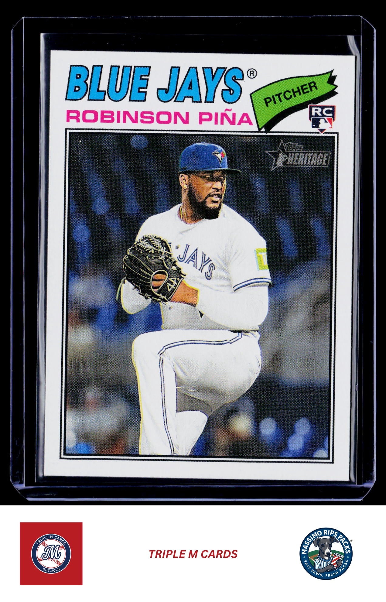2026 Topps Heritage #315 Robinson Pina