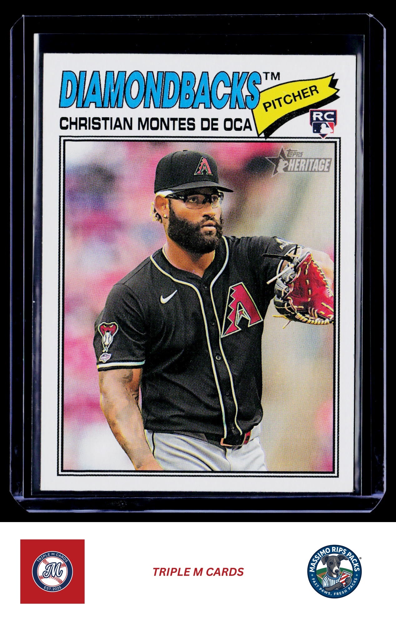 2026 Topps Heritage #205 Christian Montes De Oca