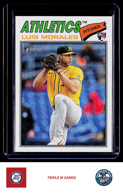 2026 Topps Heritage #67 Luis Morales