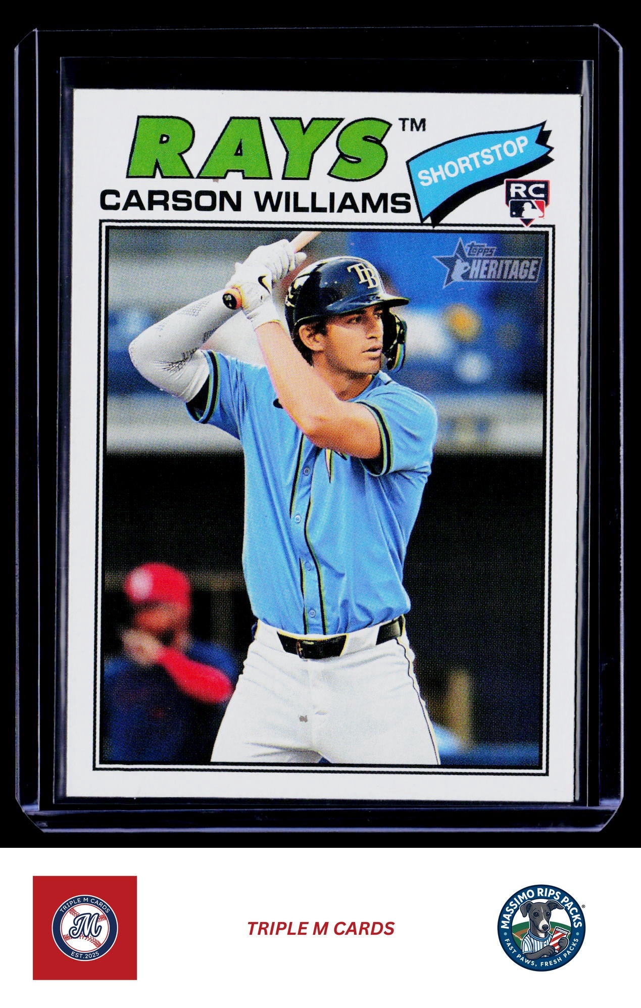 2026 Topps Heritage #161 Carson Williams