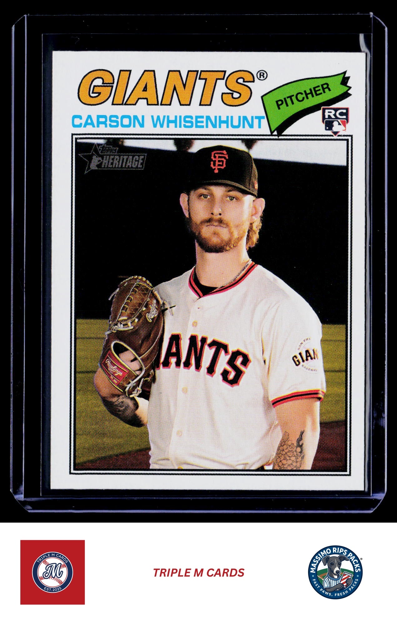 2026 Topps Heritage #79 Carson Whisenhunt