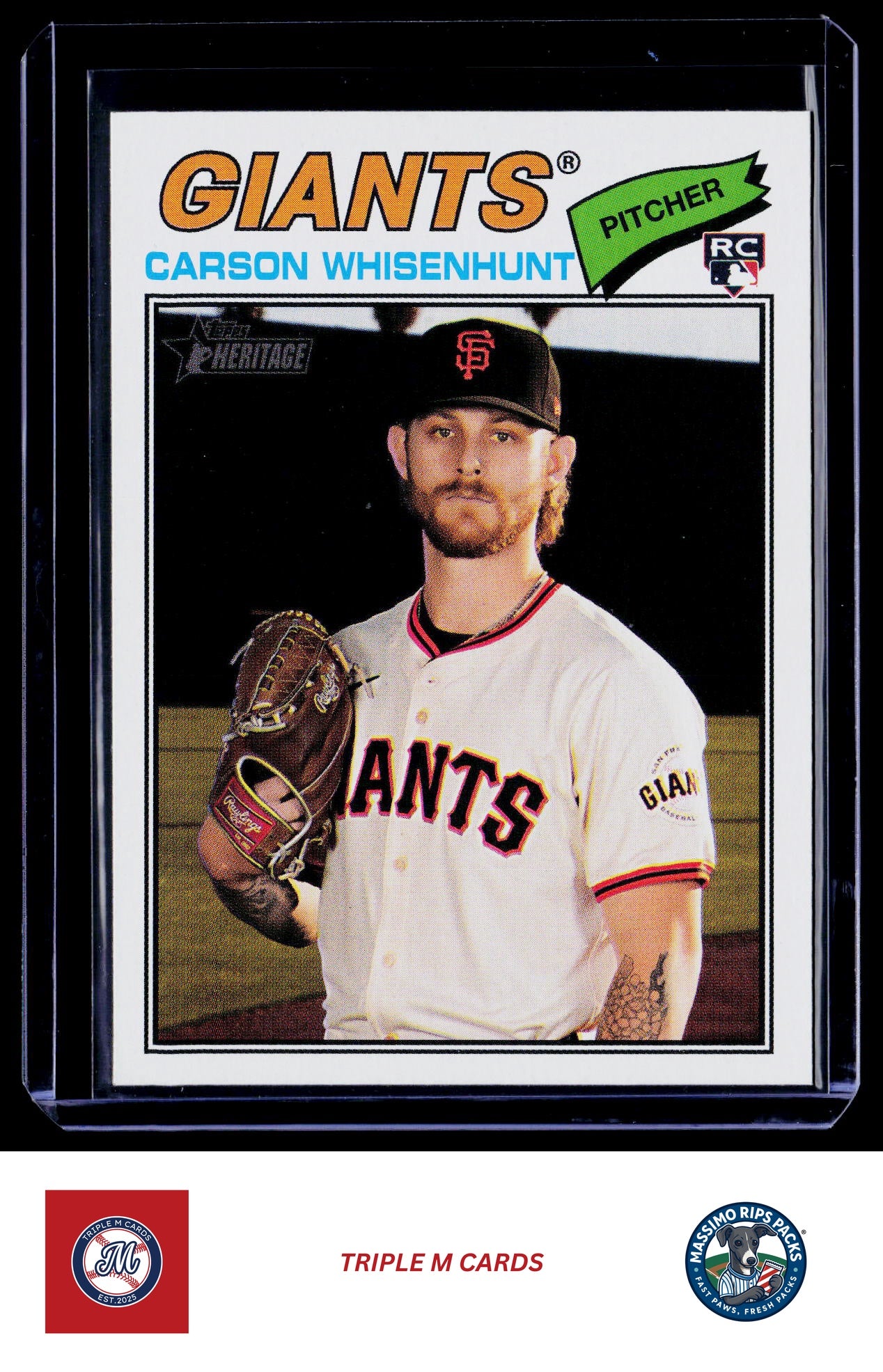 2026 Topps Heritage #79 Carson Whisenhunt