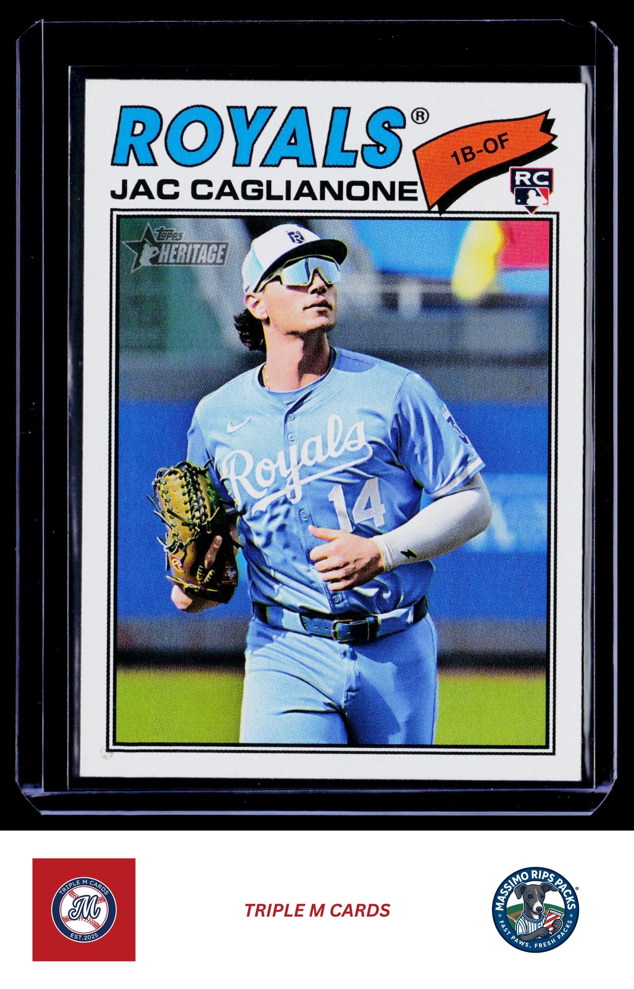 2026 Topps Heritage #136 Jac Caglianone