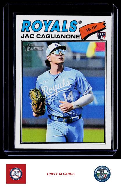 2026 Topps Heritage #136 Jac Caglianone