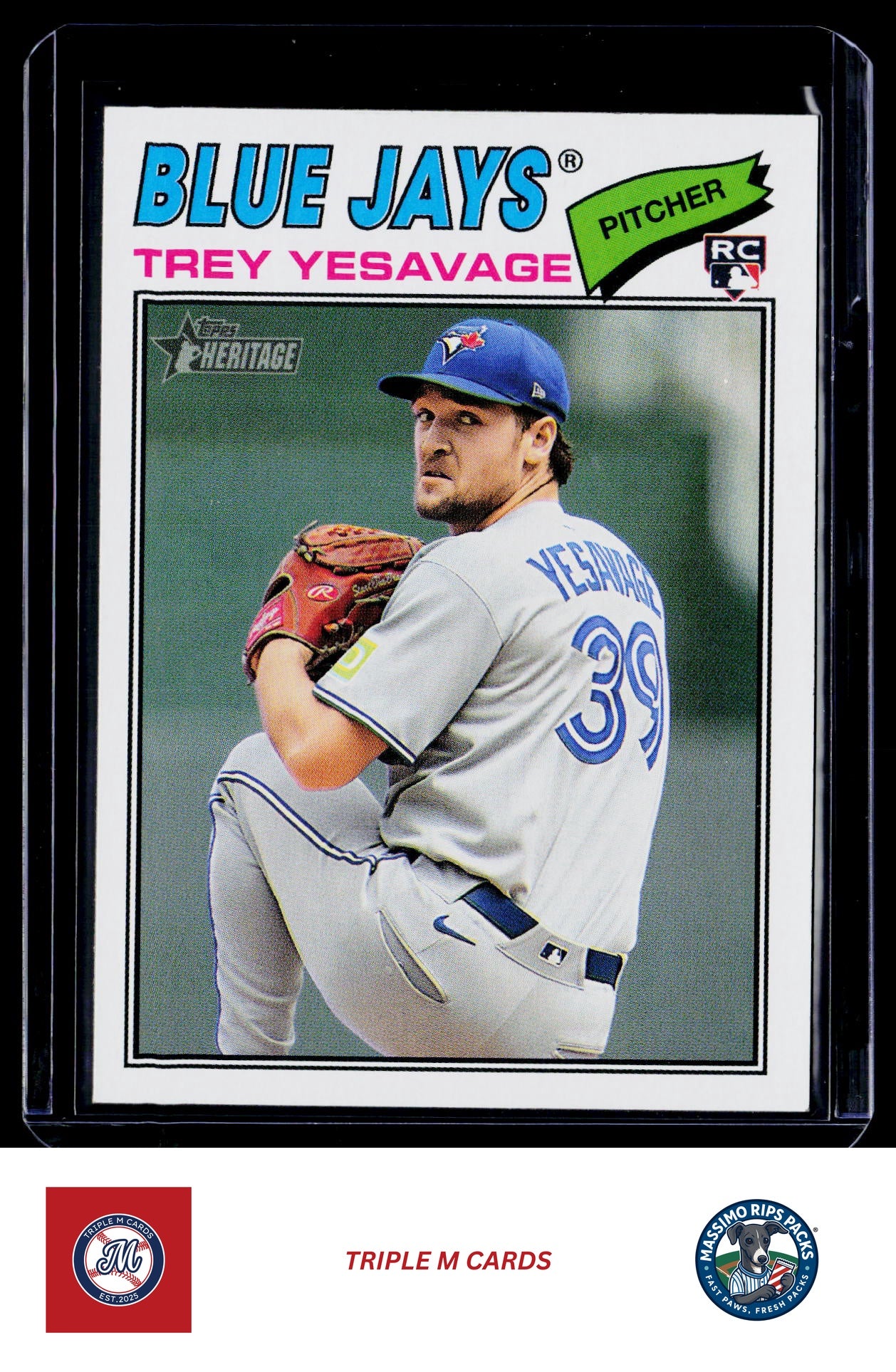 2026 Topps Heritage #245 Trey Yesavage