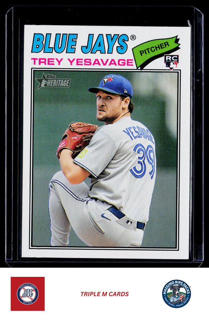 2026 Topps Heritage #245 Trey Yesavage