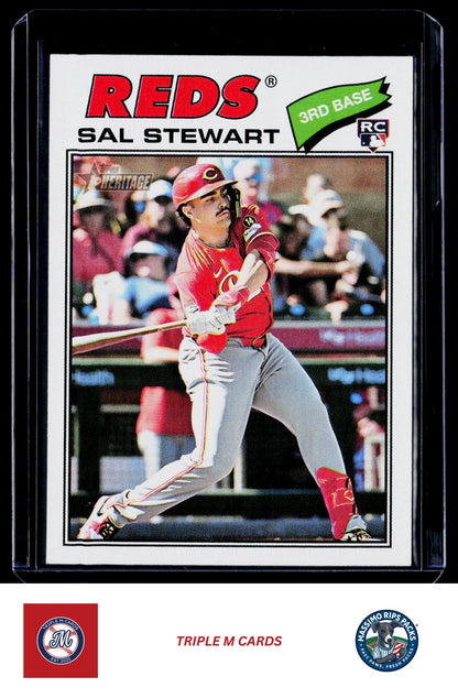 2026 Topps Heritage #221 Sal Stewart