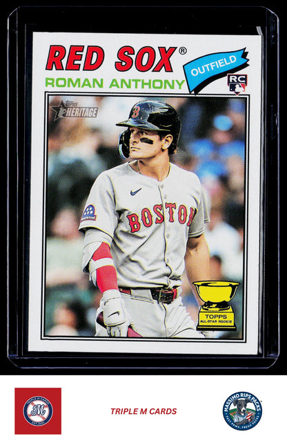 2026 Topps Heritage #86 Roman Anthony