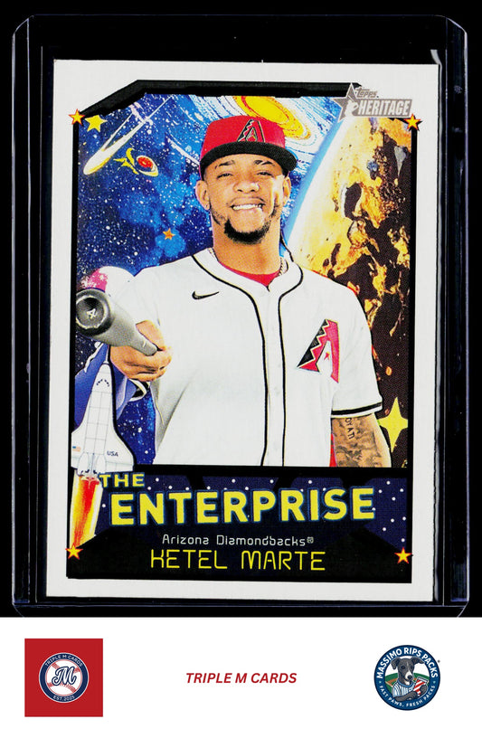 2026 Topps Heritage #TE-KM Ketel Marte The Enterprise