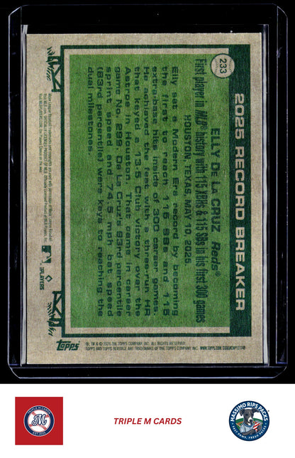 2026 Topps Heritage #233 Elly De La Cruz