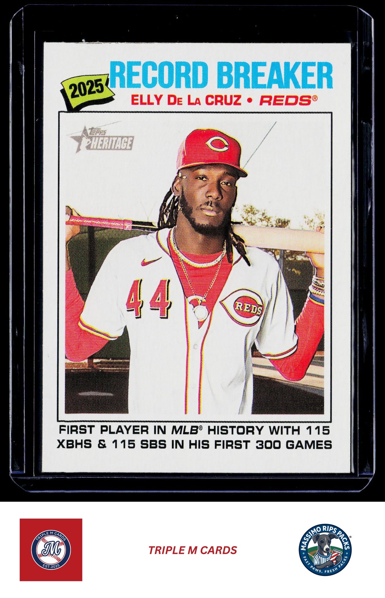 2026 Topps Heritage #233 Elly De La Cruz