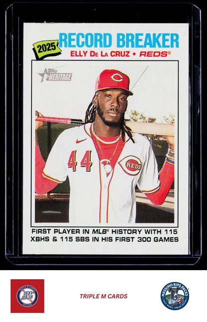 2026 Topps Heritage #233 Elly De La Cruz